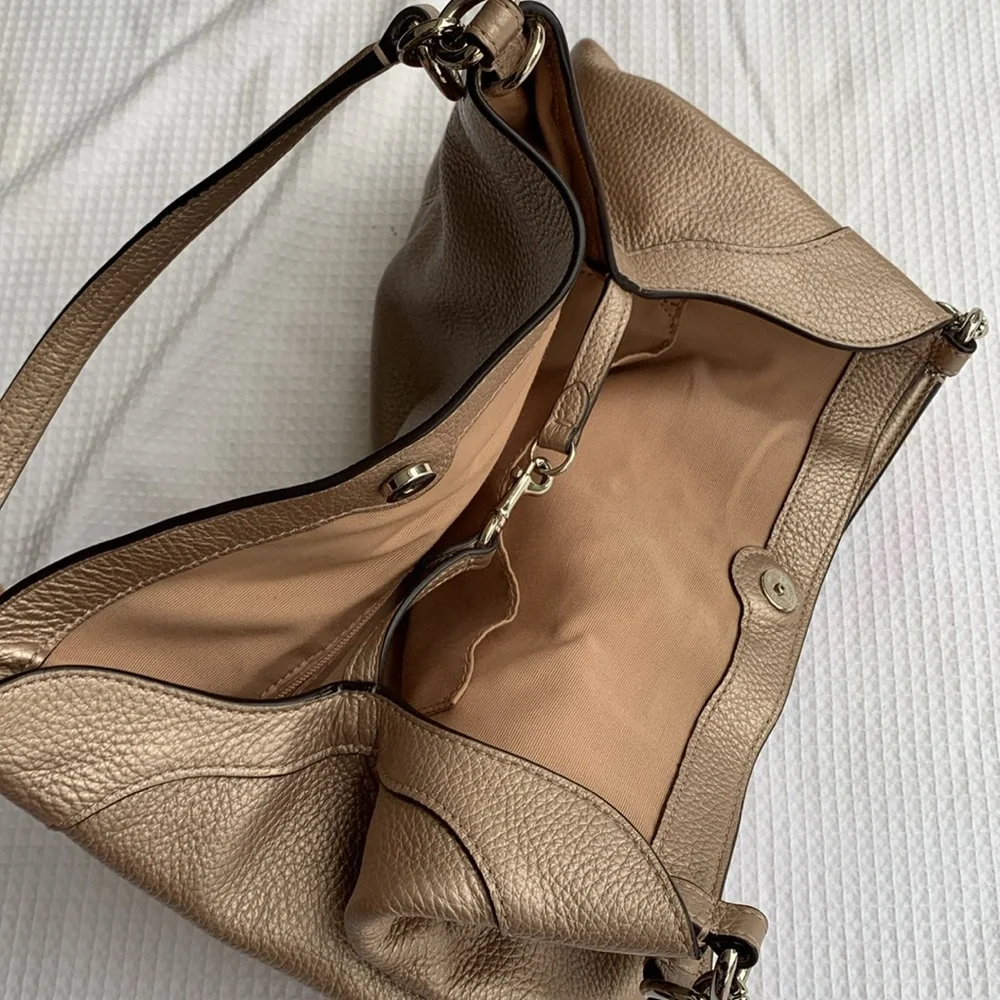 Coach metallic sheen purse